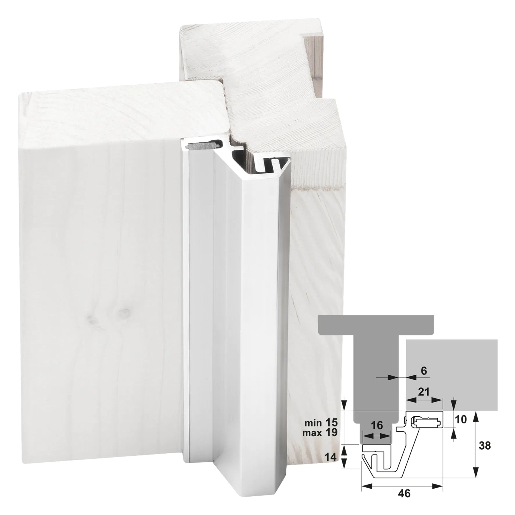 Axa Beveiligingsstrip Achterdeur SKG1 wt215 15 19mm 76031588bl