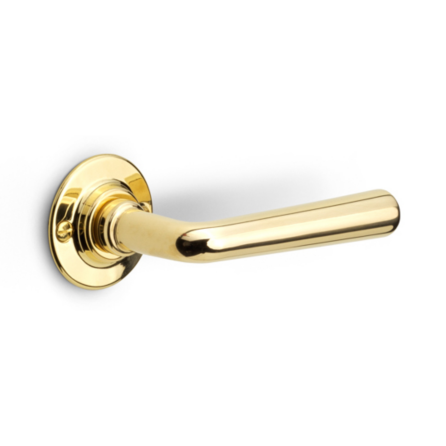Onbehandeld messing deurbeslag met living finish van Formani