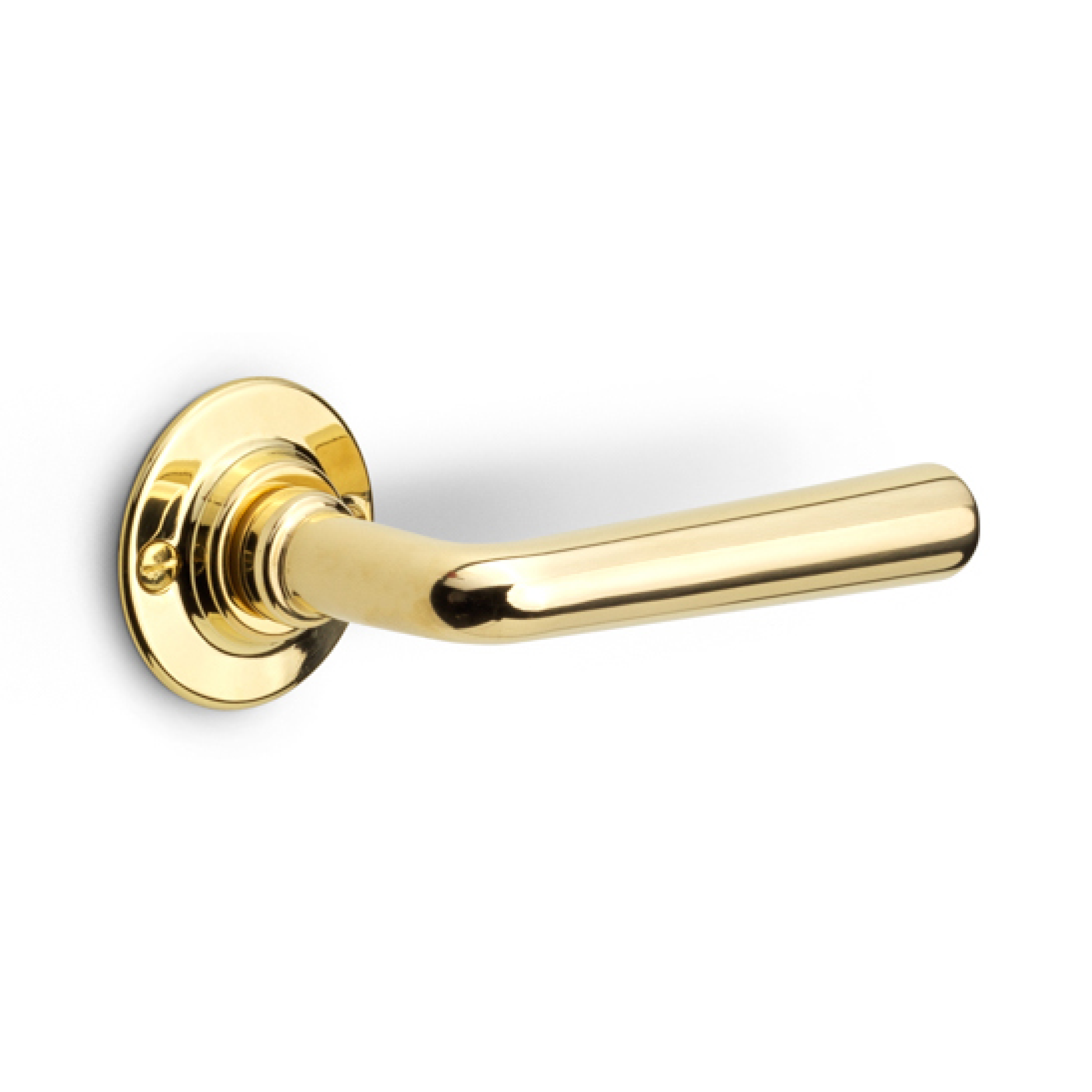 Onbehandeld messing deurbeslag met living finish van Formani