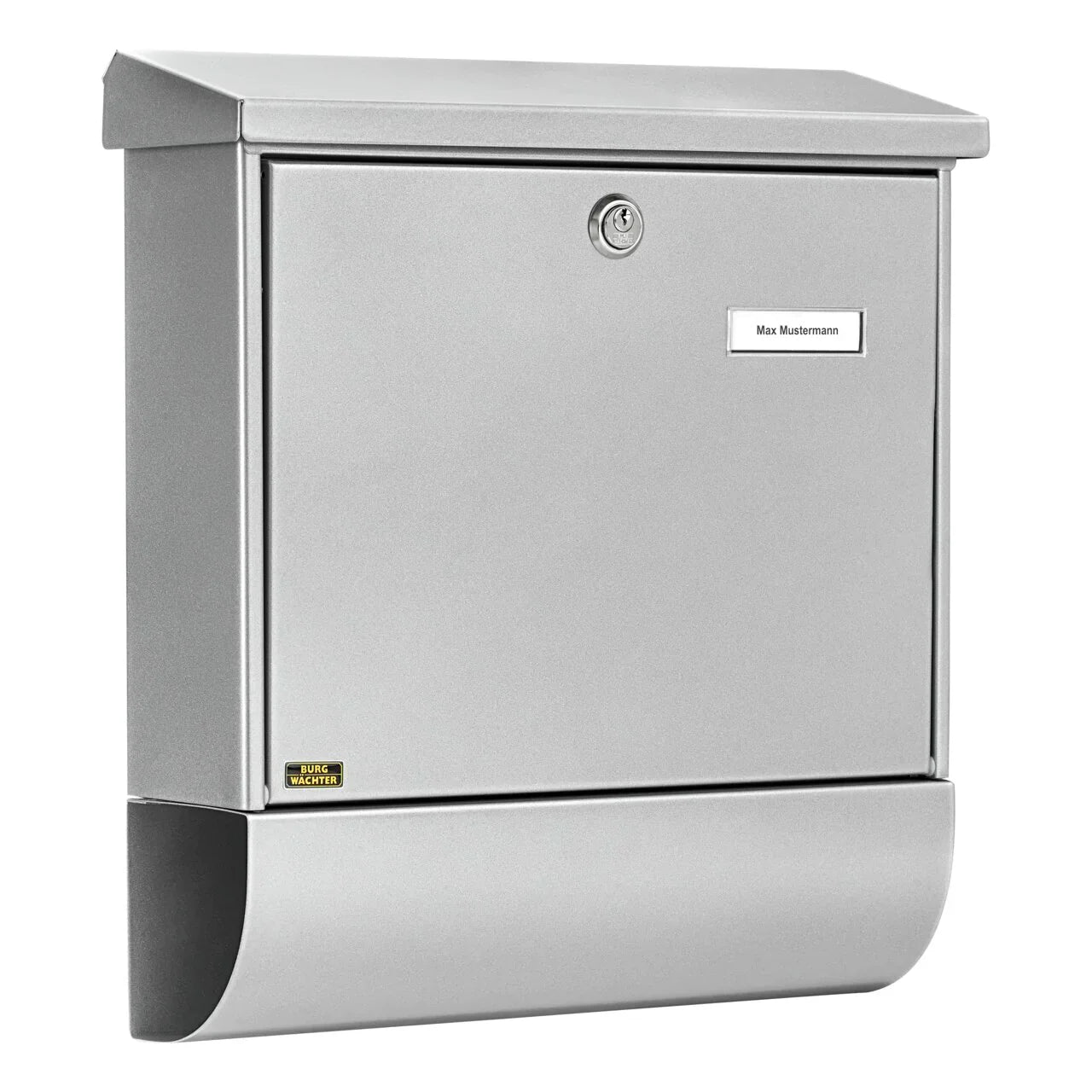 Zilver Wandbrievenbus bij Deurbeslag-expert