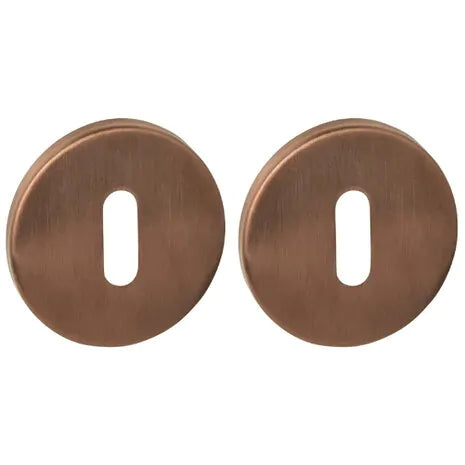 Intersteel Q sleutelrozetten verdekt ø52x6mm pvd brons