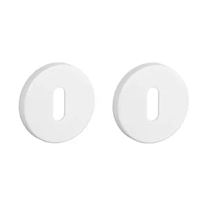 Wit Sleutelrozet Rond