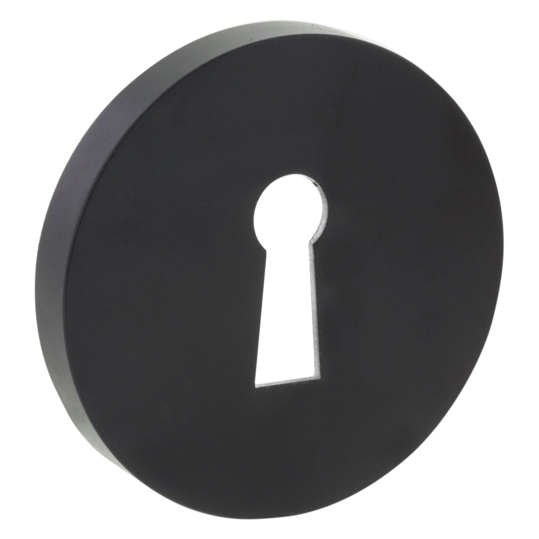 Impresso rond rozet Klaviersleutel Mat zwart 6