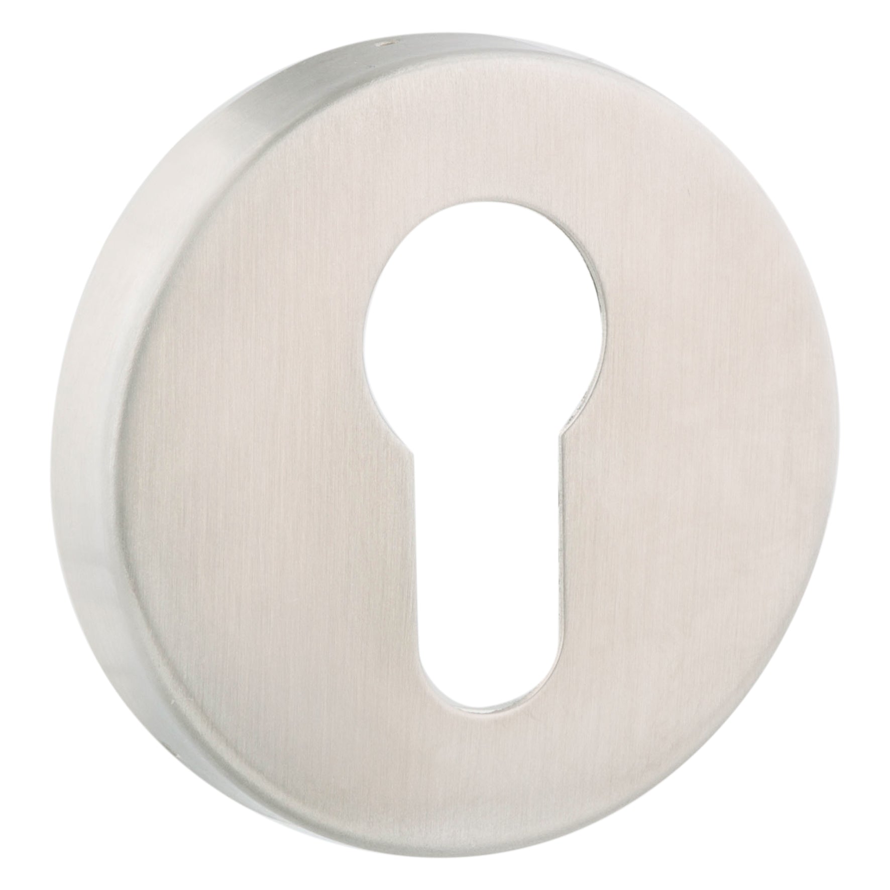 Impresso rond rozet Profielcilinder RVS geborsteld 6