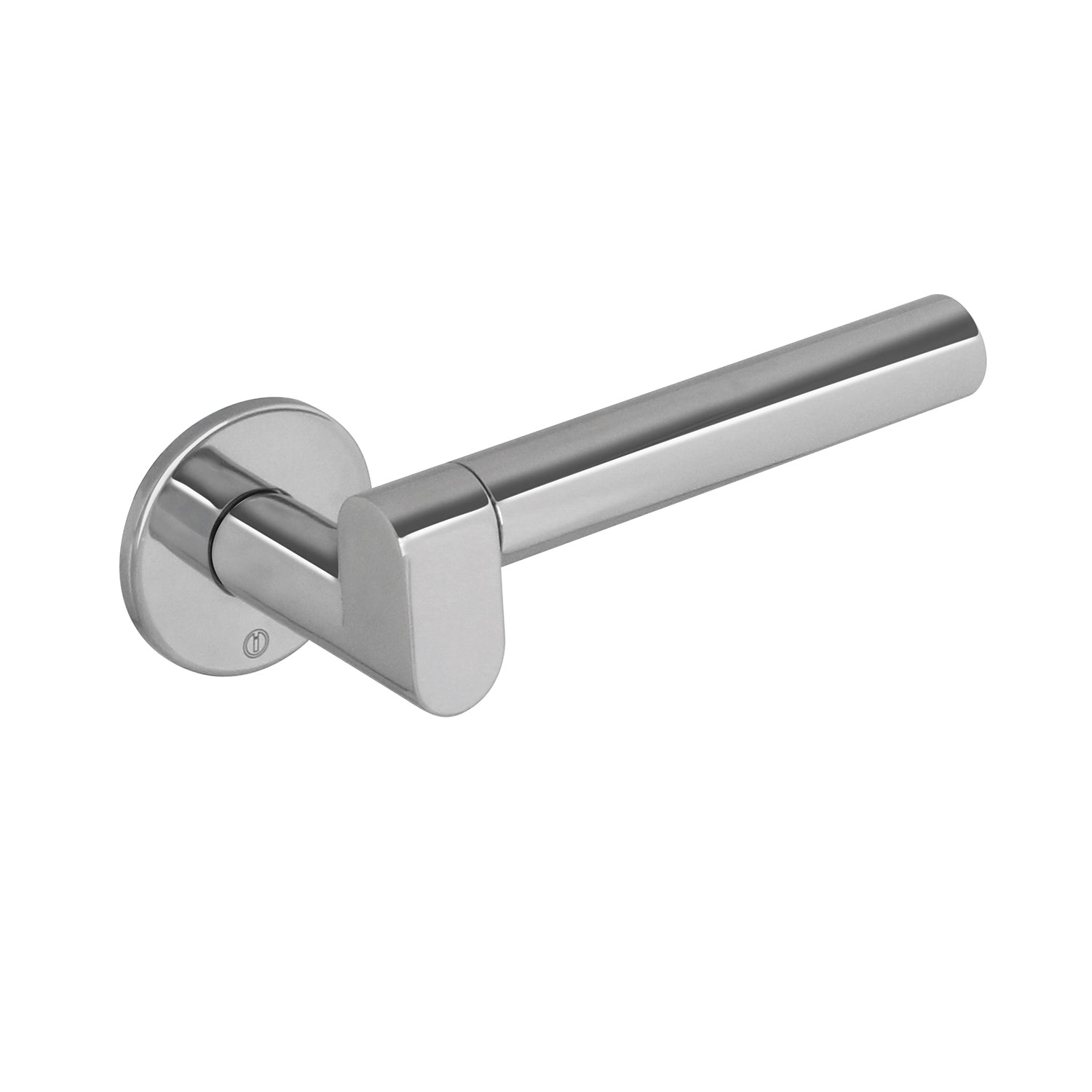 Intersteel Deurkruk Munnikhof Dock Solid met ronde rozet o52x5mm geveerd rvs gepolijst