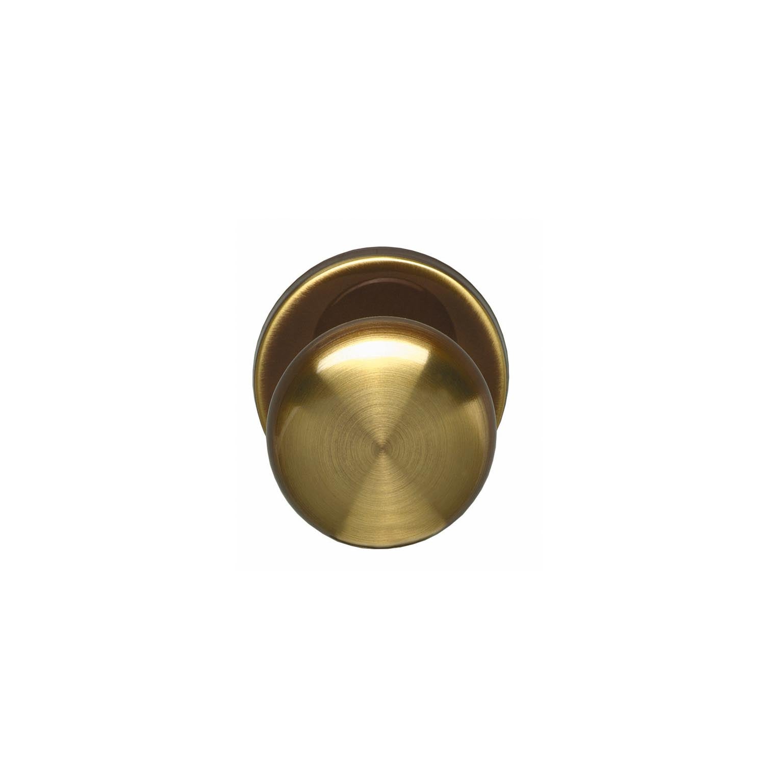 Intersteel Voordeurknop Paddenstoel messing gebruineerd