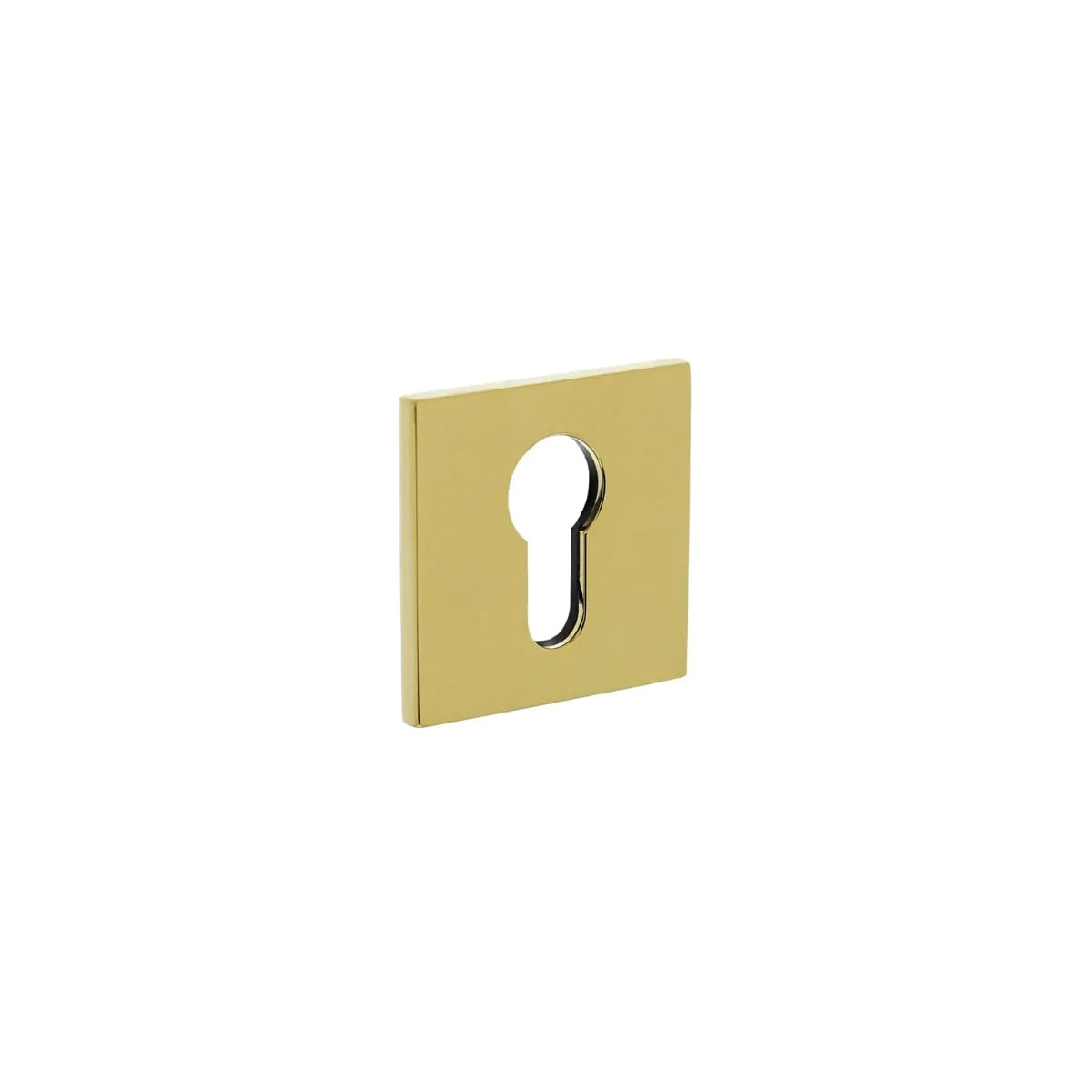 Olivari | Rozet met profielcilindergat | Vierkant | Messing titaan PVD