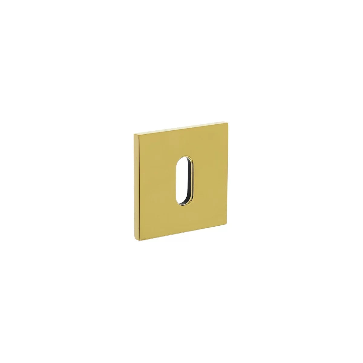 Messing Sleutelrozet Vierkant