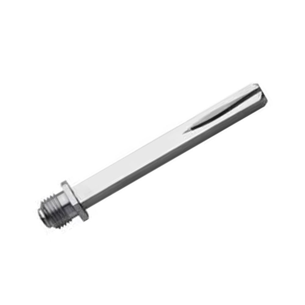 Schroefwisselstift M6 8x8 mm in lengtes 70 tot 130 mm en Metafa schroefwisselstift met zaagsnede, vierkante krukstift met schroefdraad voor het bevestigen van een vaste voordeurknop met een draaibare kruk aan de binnenzijde.