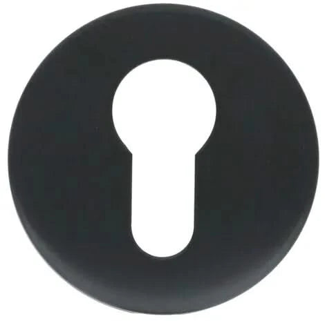 Intersteel Rozet profielcilindergat Vierkant Verlengd Antraciet Grijs, Olivari Vierkant antraciet titaan PVD, Formani BASIC LBY50D en LBY32 ovaal PVD Gunmetal, STILE Titanium plus STERK Basalt PVD en Aprile Comfort — gun metal cilinderplaatjes.