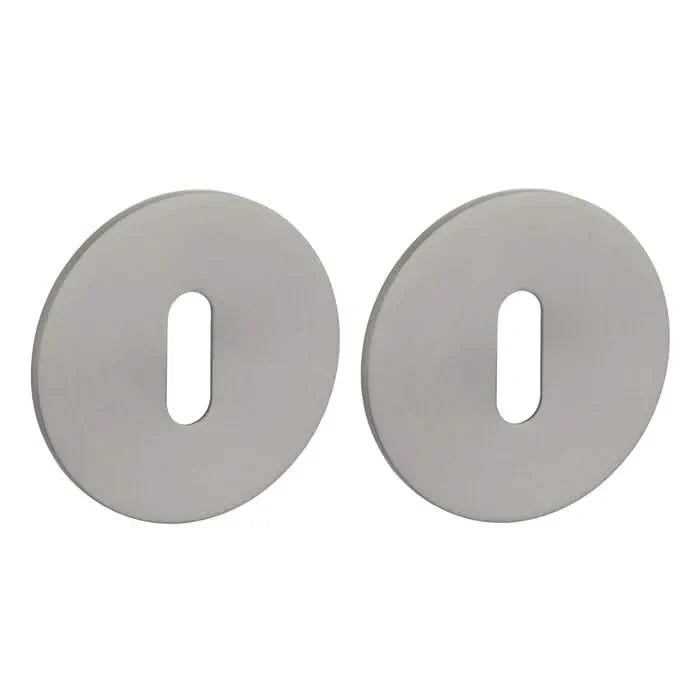 Intersteel Rozet sleutelgat Vierkant 52x10mm Antraciet Grijs, Q-serie pvd antraciet, Differnz Rond 53mm Gun Metal, Formani BASIC LBN50D, LBN32 ovaal en BSQN53 PVD Gunmetal plus STILE Titanium en STERK Basalt PVD — gun metal sleutelplaatjes.