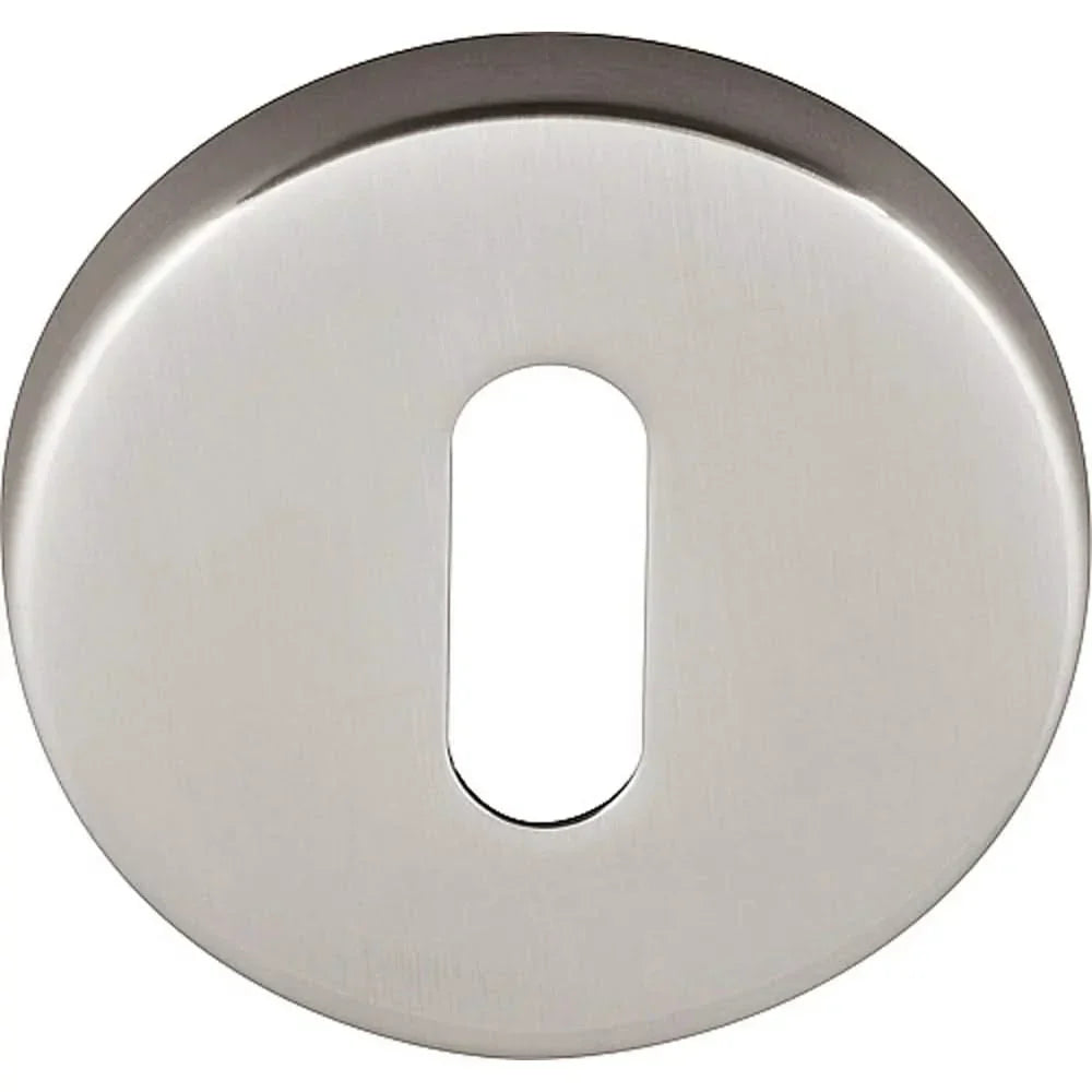 Nikkel sleutelplaatjes — Intersteel, Aprile, Formani, Stile, Ton, Artitec, HDD Pro en Olivari sleutelrozetten ronde en vierkante uitvoeringen 38-53 mm in mat nikkel, glans nikkel en titaan PVD