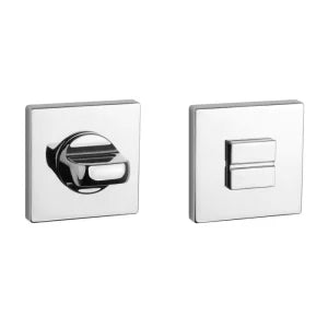 Chroom WC Sluiting Vierkant