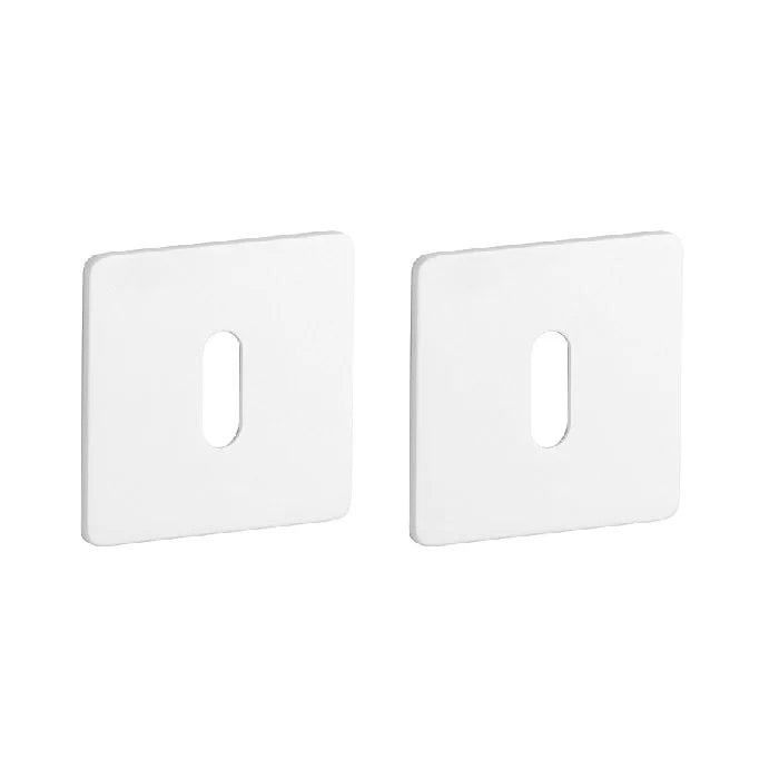 Wit Sleutelrozet Vierkant