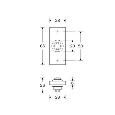 Artitec Mi Satori Beldrukker Elegant messing ongelakt