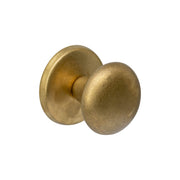 Voordeurknop Paddenstoel Messing