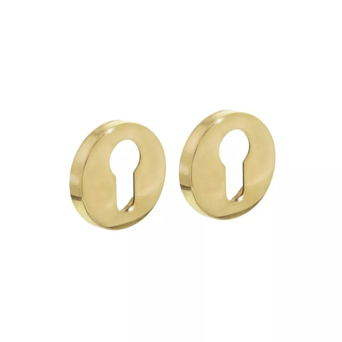 Intersteel Rozet profielcilindergat PVD Messingkleur