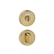 Rozet Toilet- en Badkamersluiting Rond PVD Messingkleur