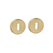 Intersteel Sleutelrozetten Verdekt ø53x9mm PVD Messingkleur