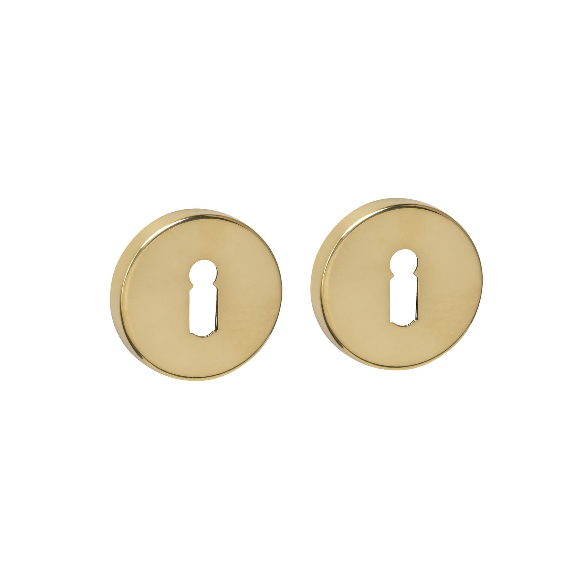 Intersteel Sleutelrozetten Verdekt ø53x9mm PVD Messingkleur