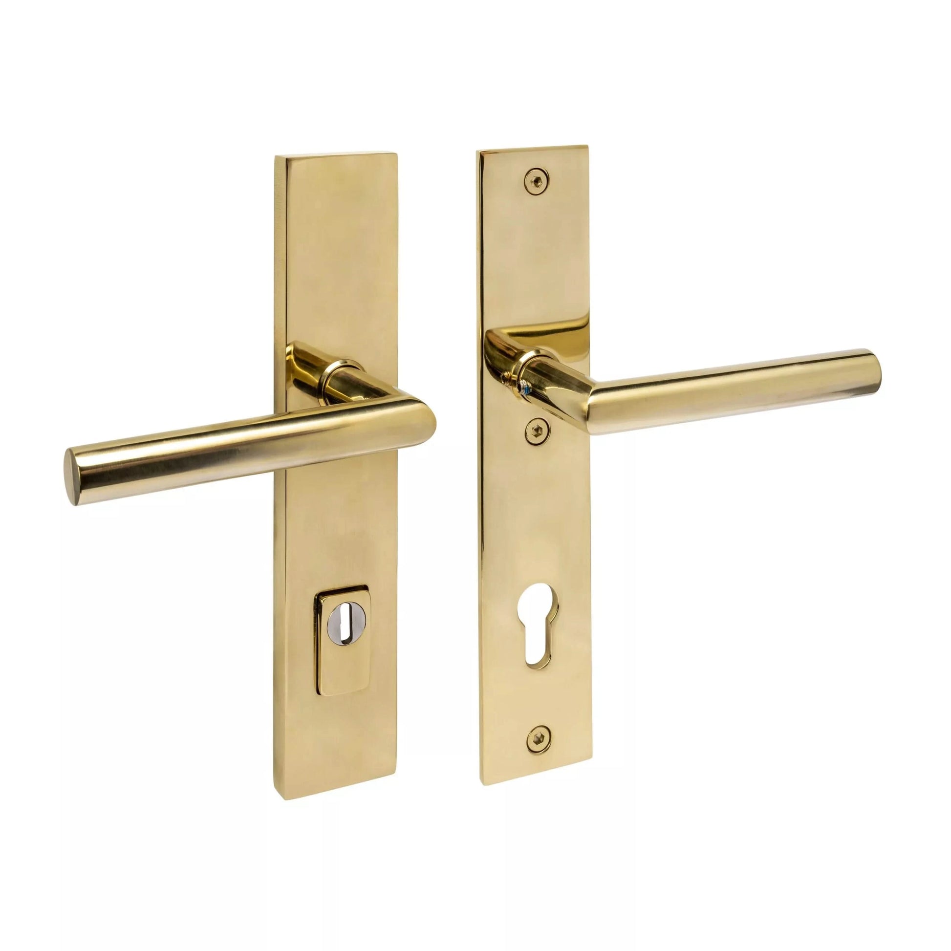 Intersteel SKG3 Veiligheidsbeslag kruk/kruk Jura PC92 met Kerntrekbeveiliging PVD Messingkleur