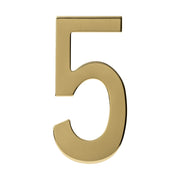 Intersteel Huisnummer 5 150mm PVD Messingkleur