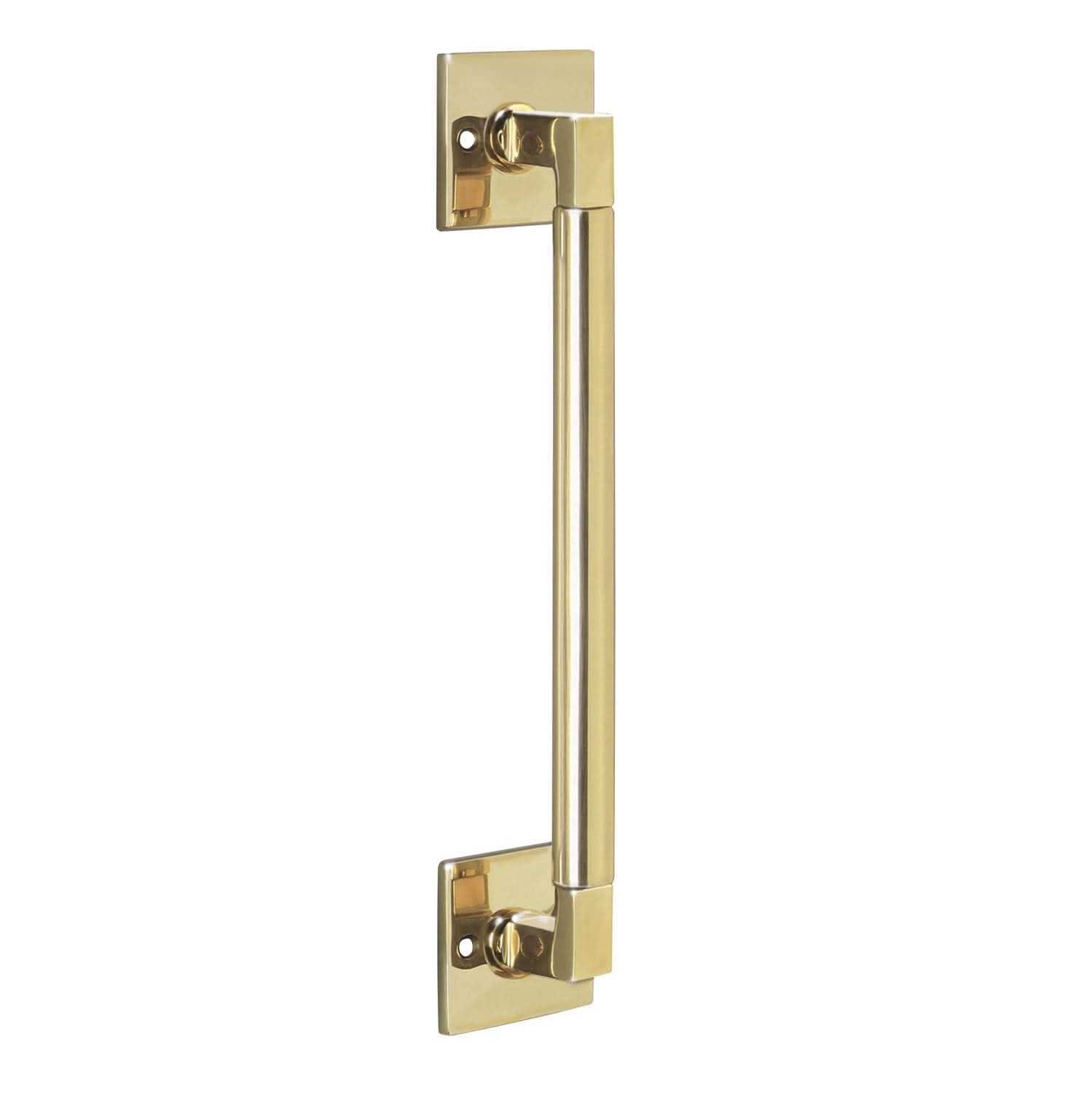 Deurgreep Bau-Stil 307 mm Messing Gelakt