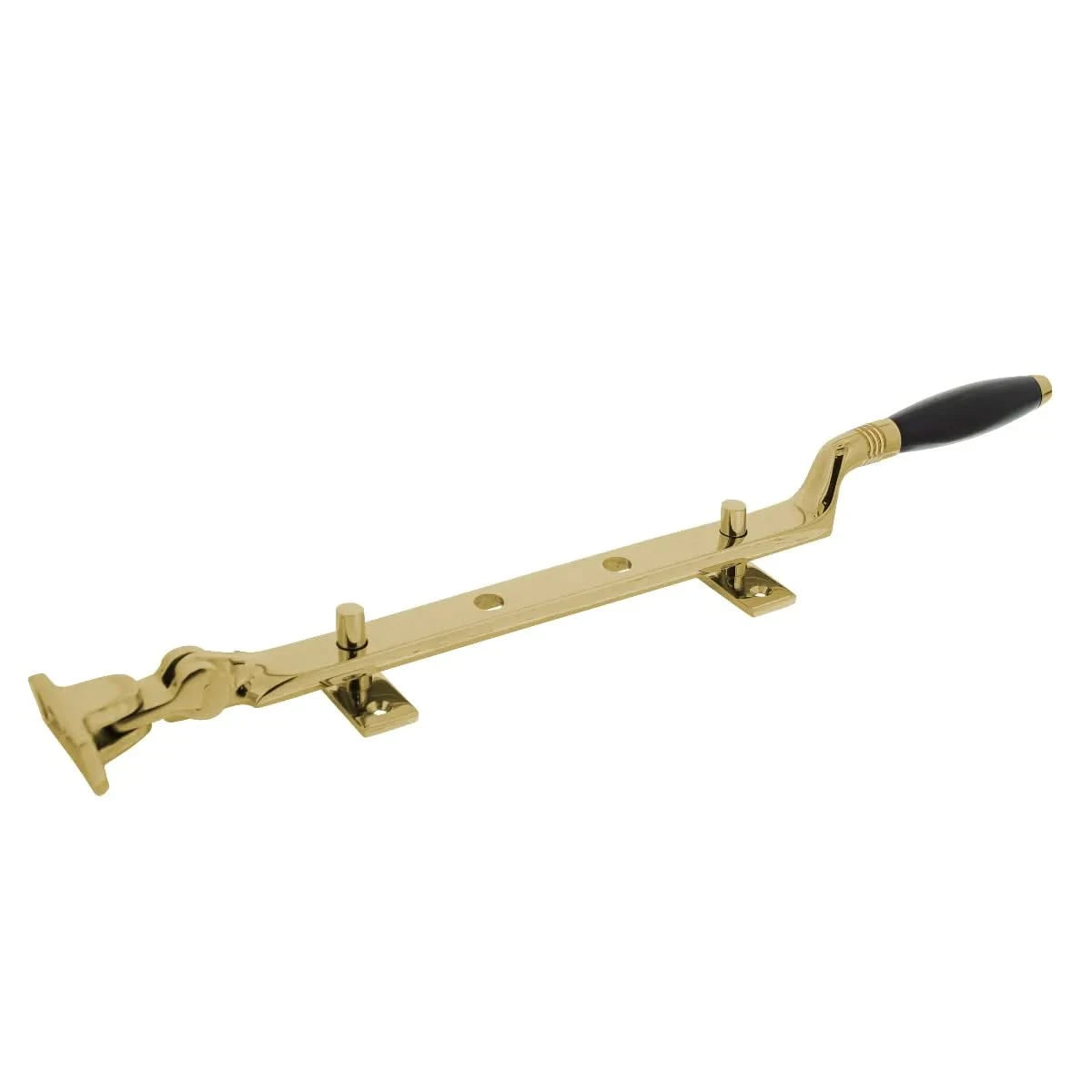 Intersteel | Raamuitzetter Ton met Stelpennen | Messing Gelakt/Ebbenhout