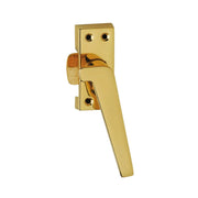 Intersteel | Raamsluiting Recht met Nok | Rechts | Messing Gelakt