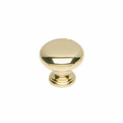 Intersteel | Meubelknop | Paddenstoel | 25mm | Messing Gelakt