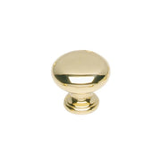 Intersteel | Meubelknop | Paddenstoel | 40mm | Messing Gelakt