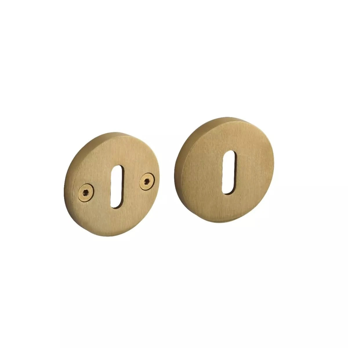 Intersteel Rozet met sleutelgat ø55x8mm PVD Messing Mat