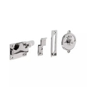 Intersteel WC-overslag met Tekst Vrij / Bezet Chroom