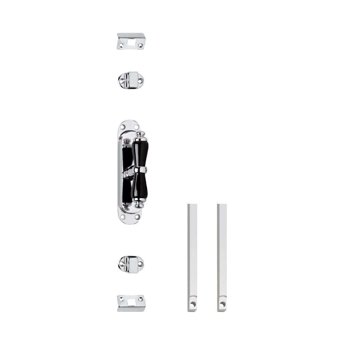 Intersteel | Kruk-espagnolet | Kruiskruk met stangenset 2x1250mm | Verchroomd