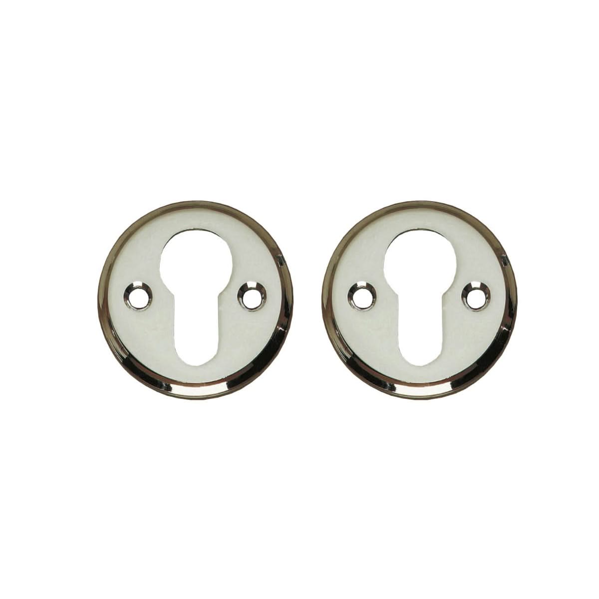 Intersteel | Rozet profielcilindergat | Schroefgat | Nikkel