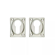 Intersteel | Rozet profielcilindergat | Rechthoekig verlengd | Nikkel Mat