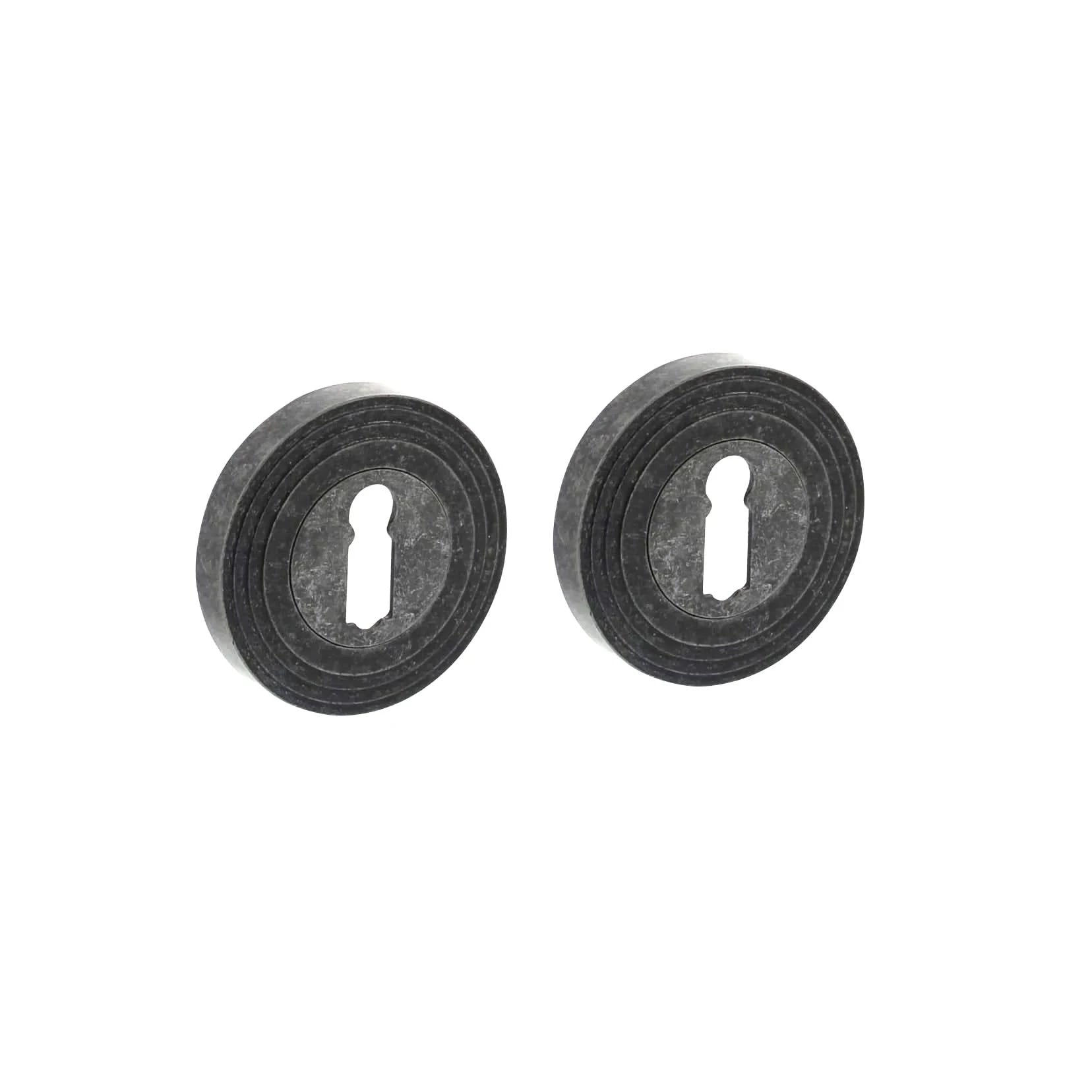 Intersteel | Rozet met sleutelgat 55x10mm | Oud Grijs