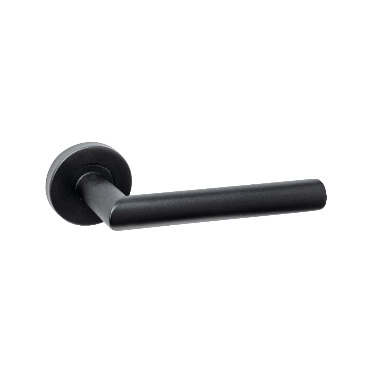 Intersteel Deurkruk Jura basic op rozet verdekt ø53x10mm mat zwart