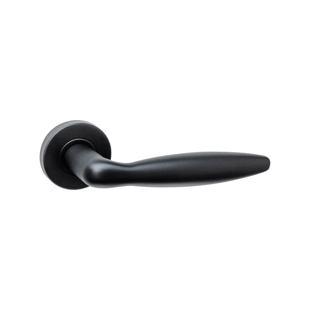 Intersteel Deurkruk Jupiter basic op rozet verdekt ø53x10mm mat zwart