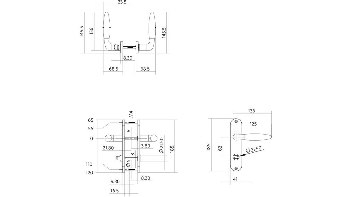 Intersteel 0023.121765 maattekening