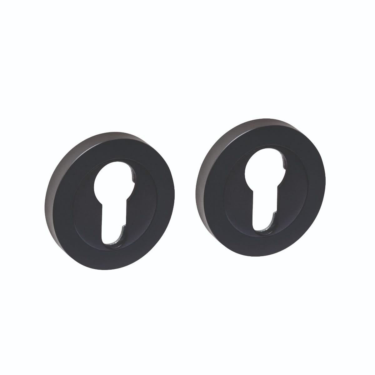 Intersteel Cilinderrozetten verdekt ø53 zwart (Prolock)