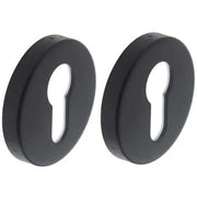 Intersteel | Rozet met profielcilindergat | Mat Zwart