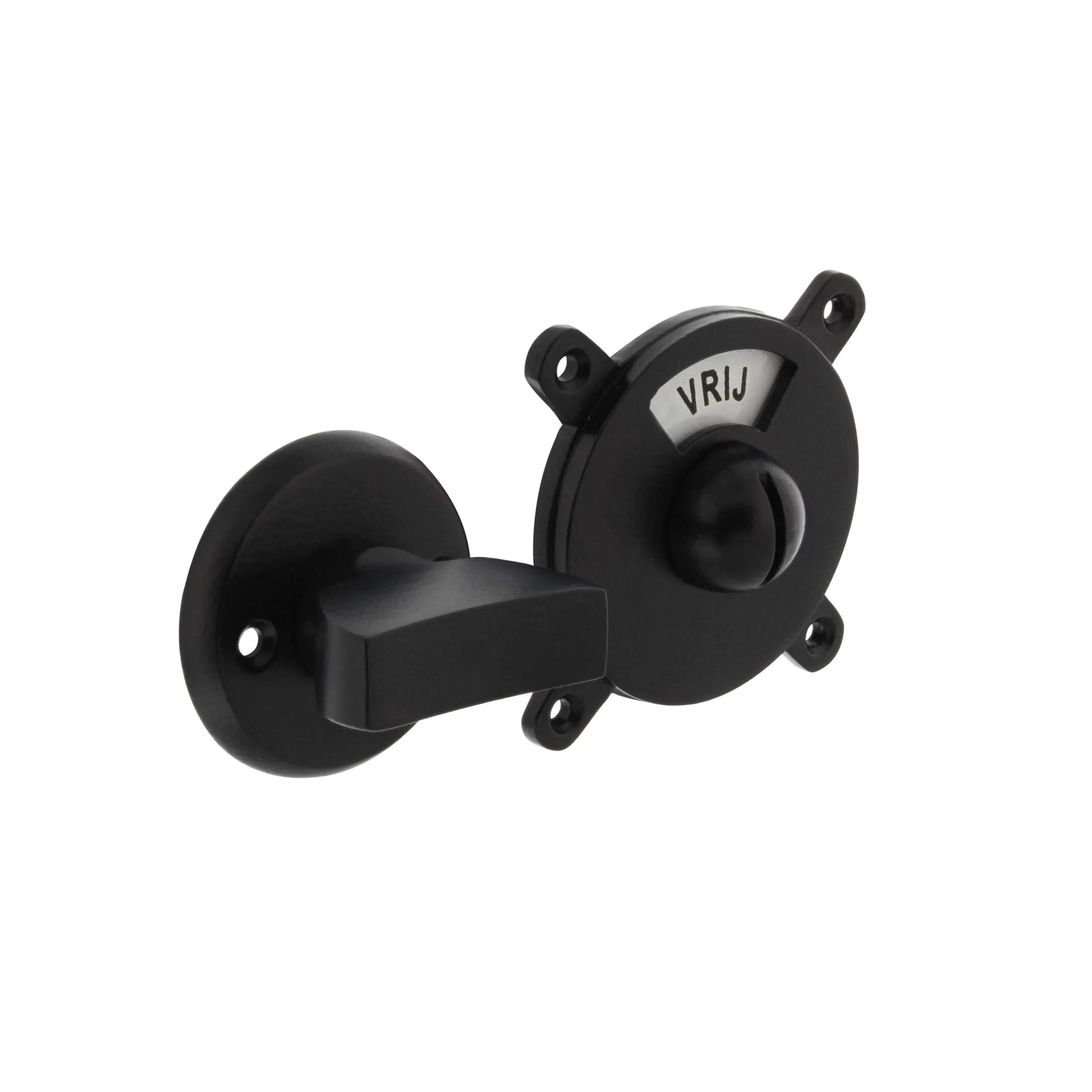 Intersteel | Toilet-/badkamersluiting | George vrij/bezet | Zwart