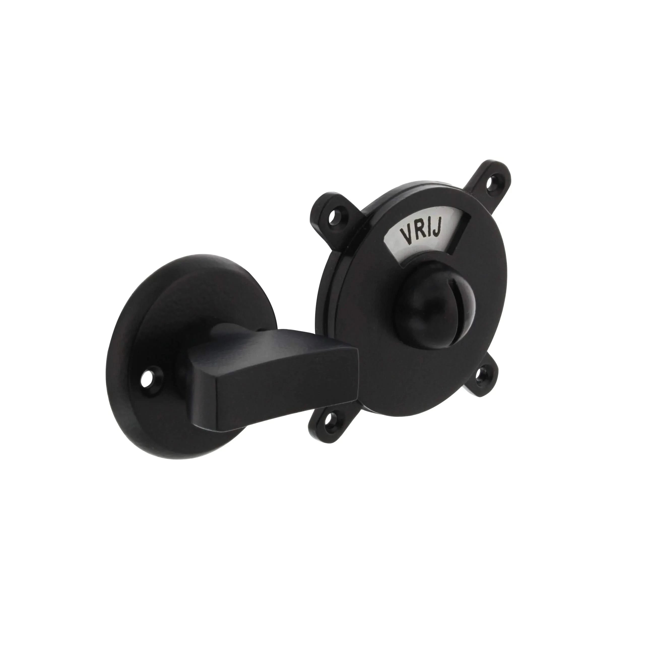 Intersteel | Toilet-/badkamersluiting | George vrij/bezet | Zwart