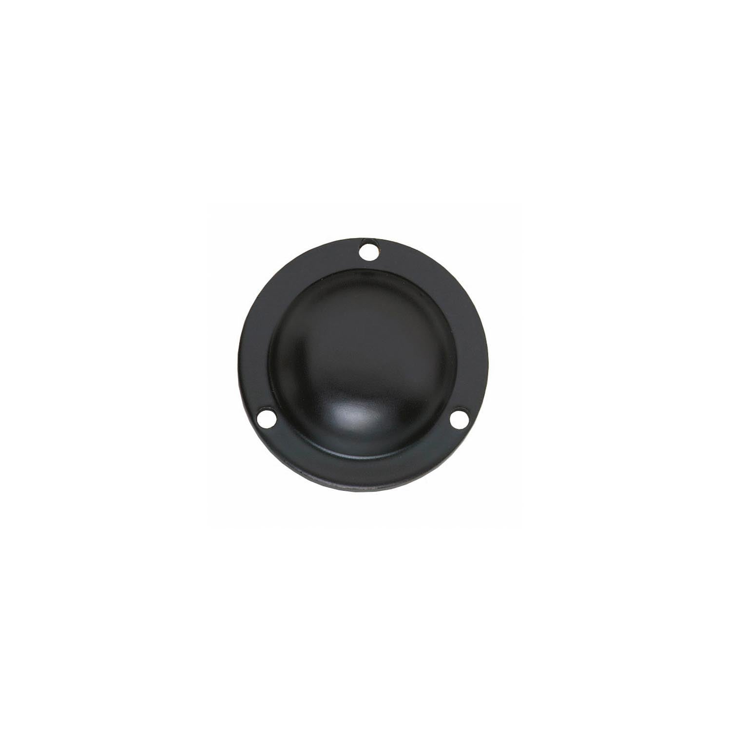 Intersteel afdekplaatje voordeurknop mat zwart vooraanzicht