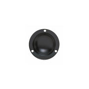 Intersteel afdekplaatje voordeurknop mat zwart vooraanzicht