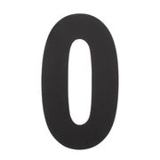 Intersteel | Huisnummer 0 | XXL Hoogte 50cm | RVS/Mat Zwart