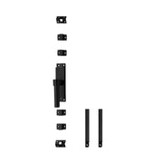 Intersteel | Kruk-espagnolet links L-recht met stangenset | 2X1245mm | Zwart