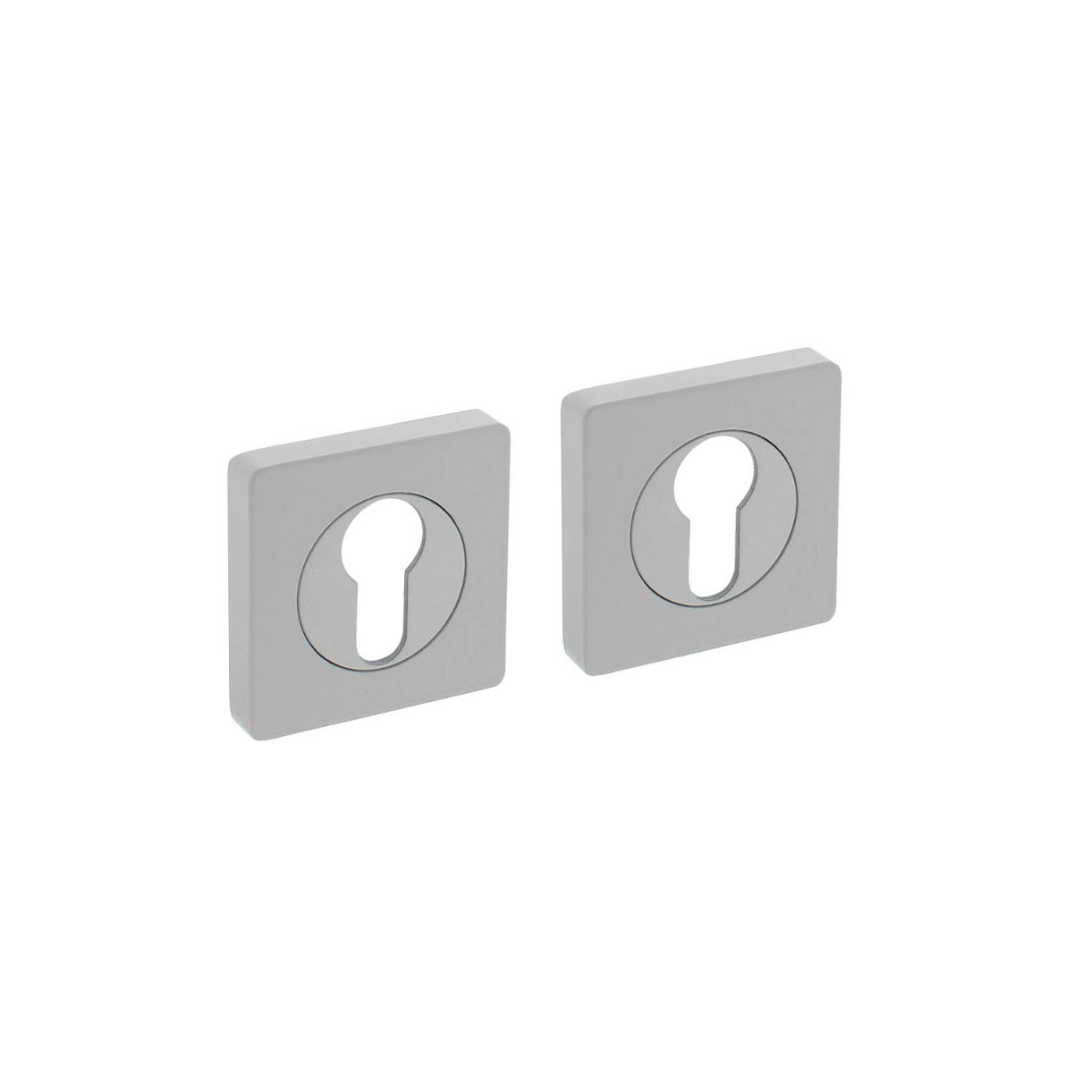Intersteel | Rozet profielcilindergat | Rond | Chroom/Nikkel Mat