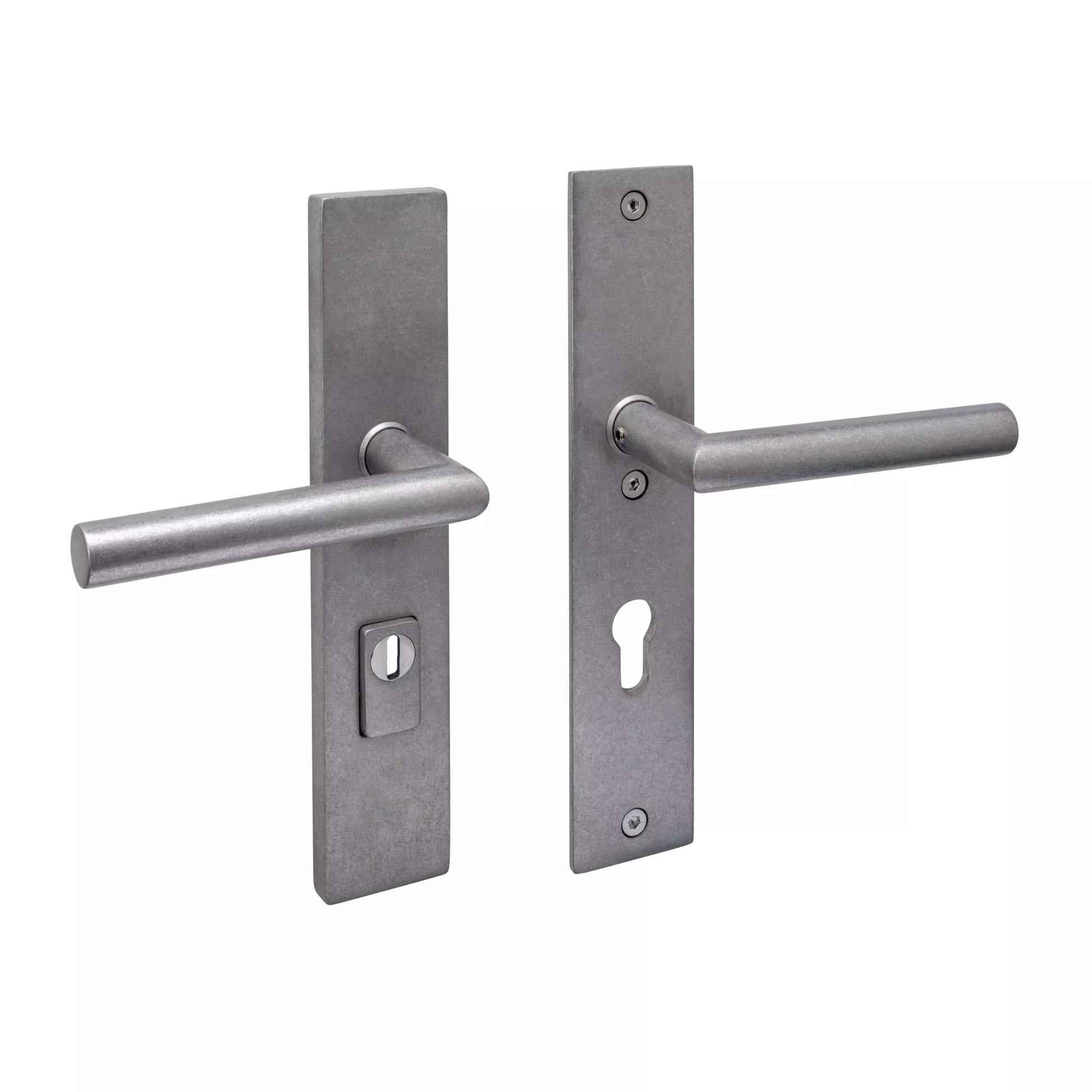 Intersteel SKG3 veiligheidsbeslag kruk/kruk Jura PC72 met kerntrekbeveiliging RVS Getrommeld